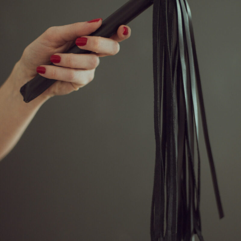 Personalized Italian Leather Flogger