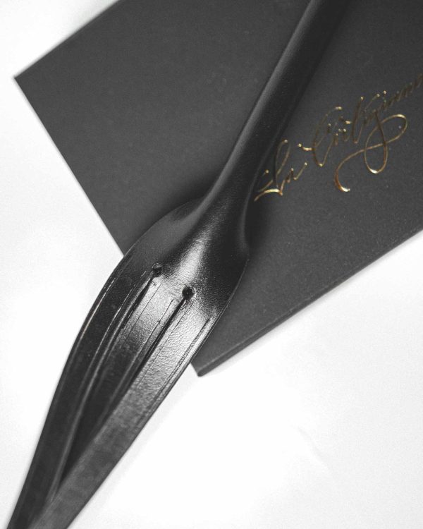 Elegant Leather Flogger by La Cortigiana