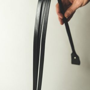 Elegant Leather Flogger by La Cortigiana