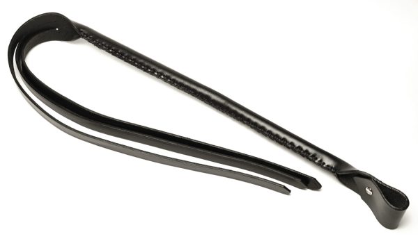 Elegant Leather Flogger by La Cortigiana