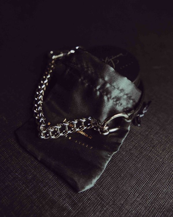 Leather Choker with Personalization "Devotion"