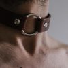 Leather Collar by La Cortigiana