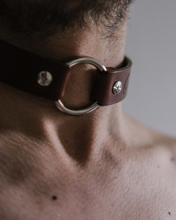 Leather Collar by La Cortigiana