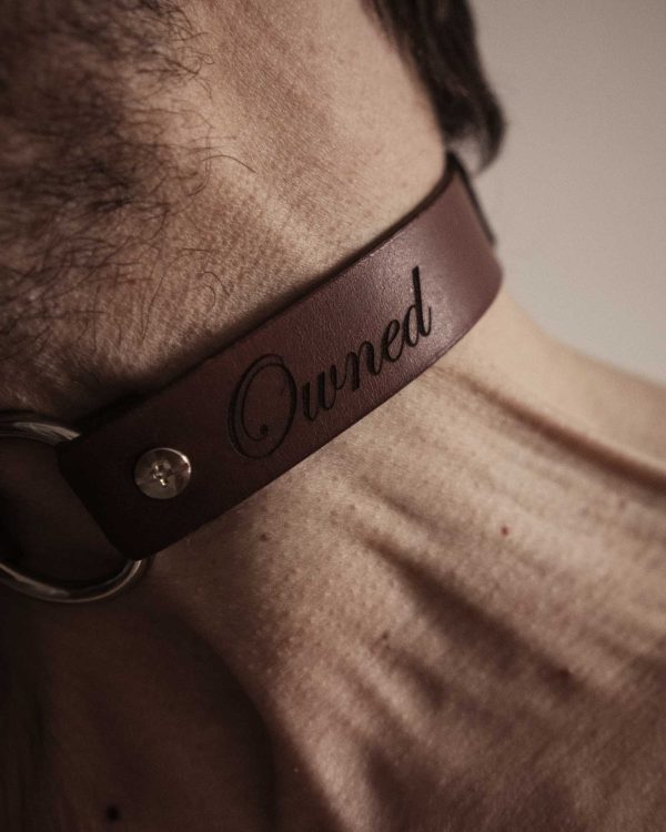 Leather Collar by La Cortigiana