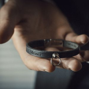 Personalized bdsm-bracelet with small ring