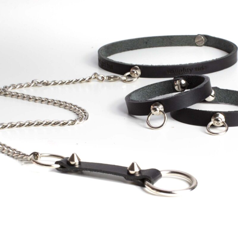 Luxury Leather Bond Set with Personalized Engraving