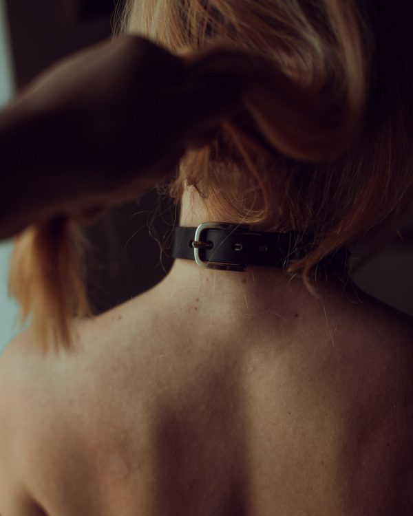 Leather Collar by La Cortigiana