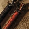 Leather Whip with David by La Cortigiana