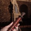 Leather Whip with David by La Cortigiana