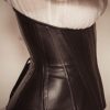 Leather corset by La Cortigiana