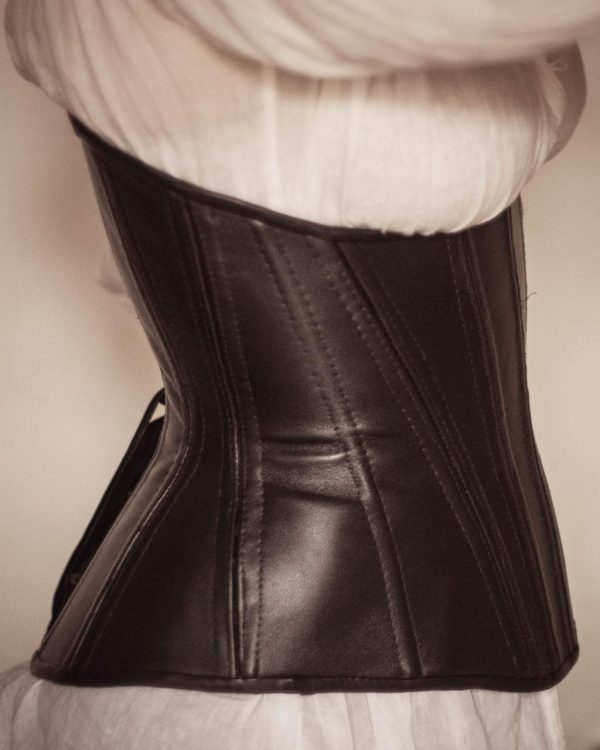 Leather corset by La Cortigiana