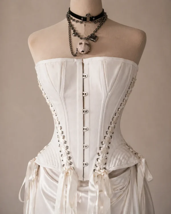 white corset by La Cortigiana