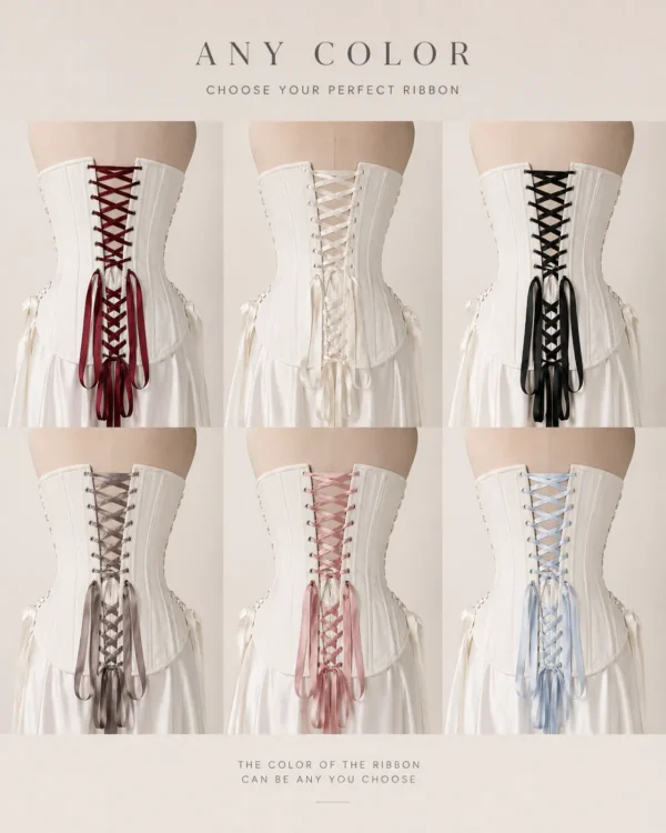white corset by La Cortigiana