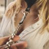 Leather leash by La Cortigiana