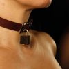 Lockable Leather Choker