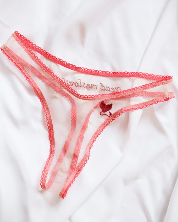sheer panties by La Cortigiana
