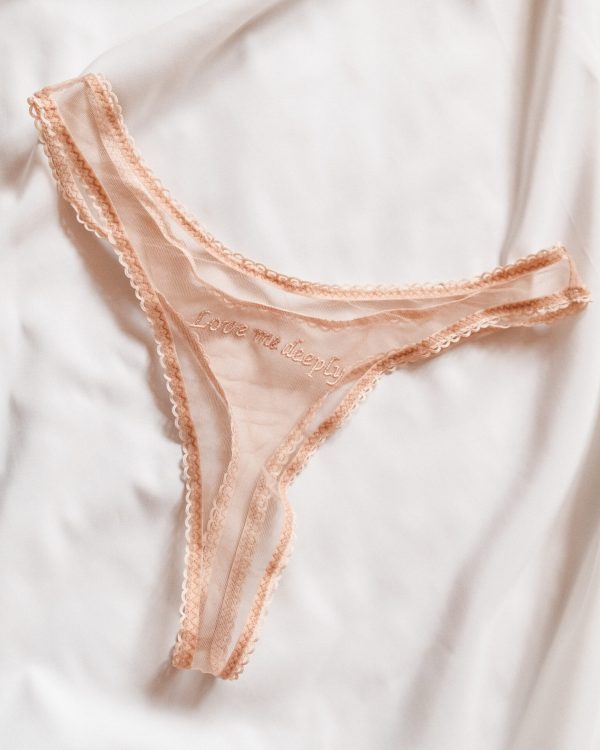 sheer panties by La Cortigiana