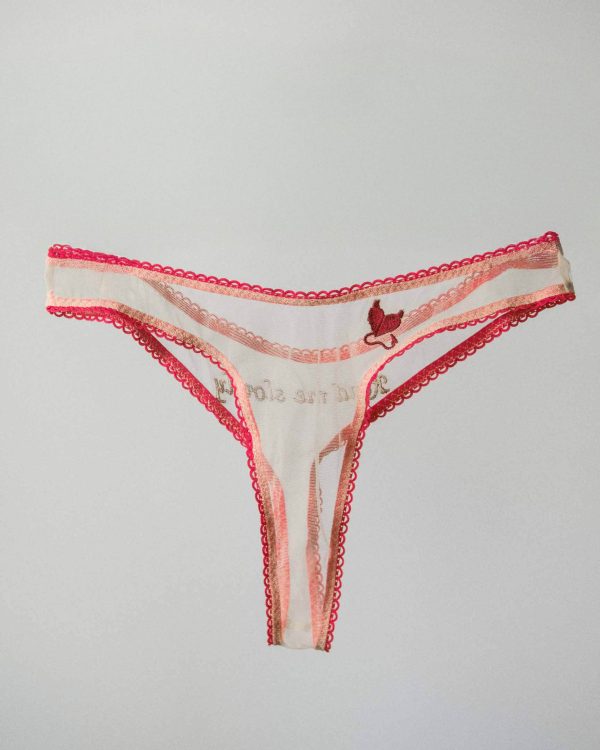 sheer panties by La Cortigiana