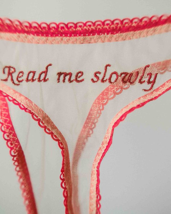 sheer panties by La Cortigiana