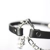 Leather choker by La Cortigiana