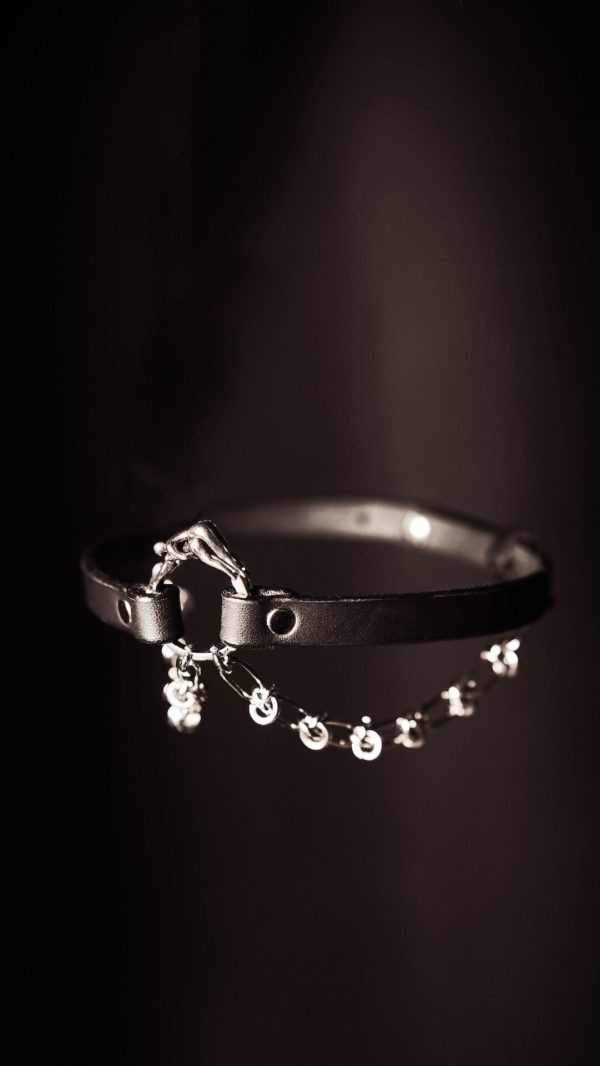 Leather choker by La Cortigiana