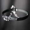 Leather choker by La Cortigiana