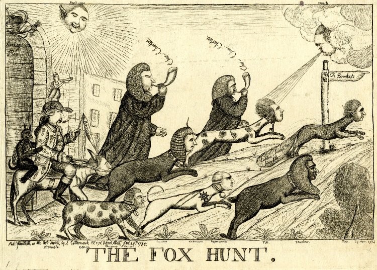 The Fox Hunt, William Dent, 1784