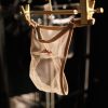 Sheer Mesh Men’s Thong with Personalized Embroidery