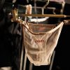 Sheer Mesh Men’s Thong with Personalized Embroidery