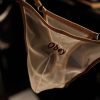 Sheer Mesh Men’s Thong with Personalized Embroidery
