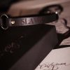 Leather Collar with engraving by La Cortigiana