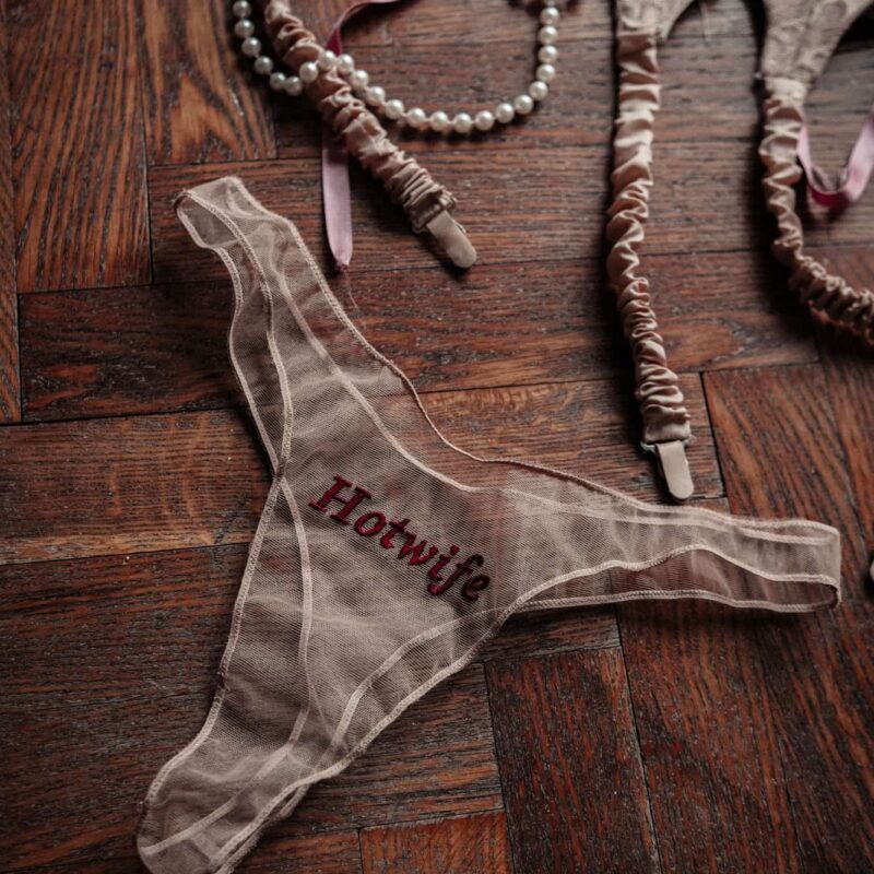 hotwife sheer mesh panties by La Cortigiana