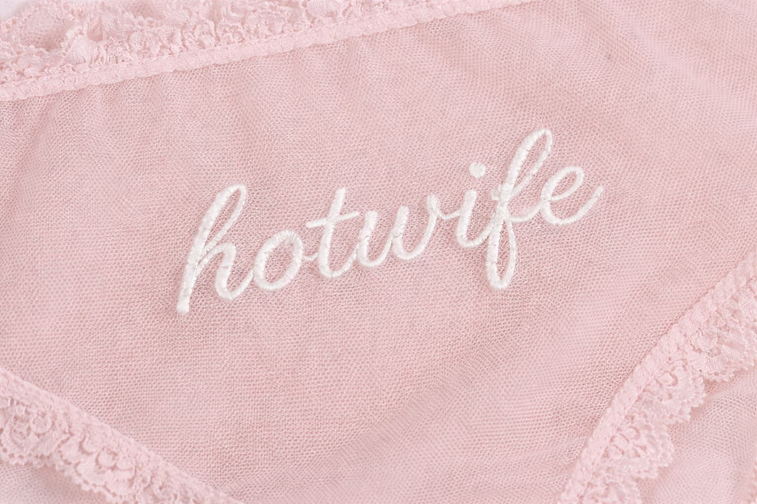 Tie-Side Mesh Panties Hotwife