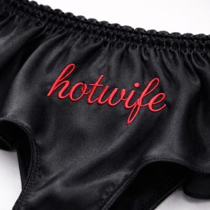 hotwife silk panties