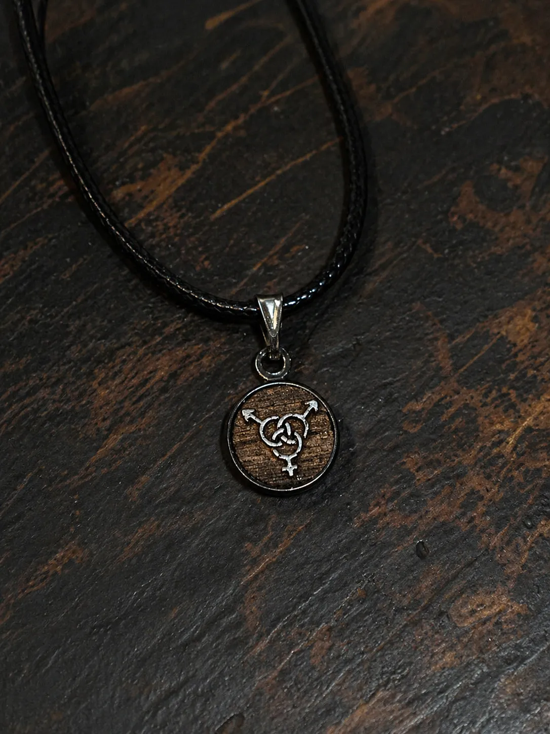 Hotwife Symbol Pendant Necklace detail