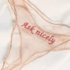 Ask Nicely Sheer Panties