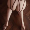Crotchless Panties with Custom Embroidery by La Cortigiana