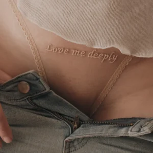 Invisible Mesh Panties "Love Me Deeply"